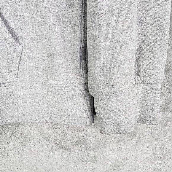 Mens Grey The North Face Hoodie Sweatshirt Drawstring Long Sleeve Size M - Picture 5 of 13